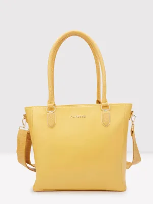 Caprese Esme Large Yellow Tote Bag