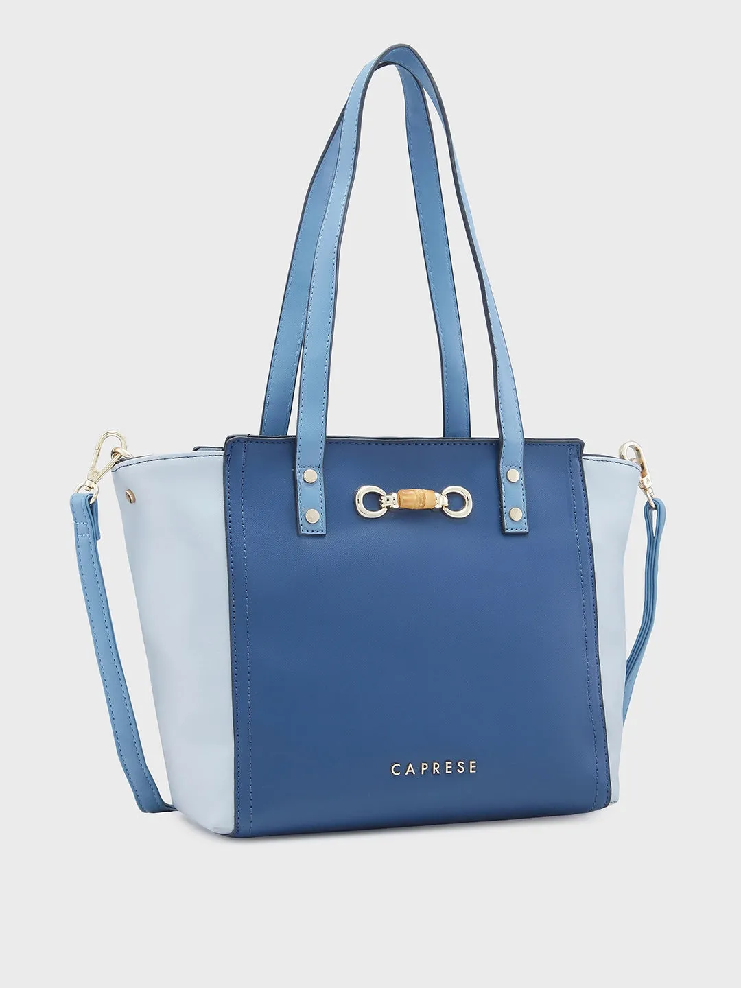 Caprese Eva Medium Navy Satchel Bag