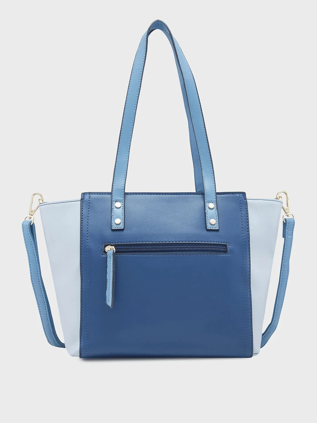 Caprese Eva Medium Navy Satchel Bag