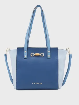 Caprese Eva Medium Navy Satchel Bag