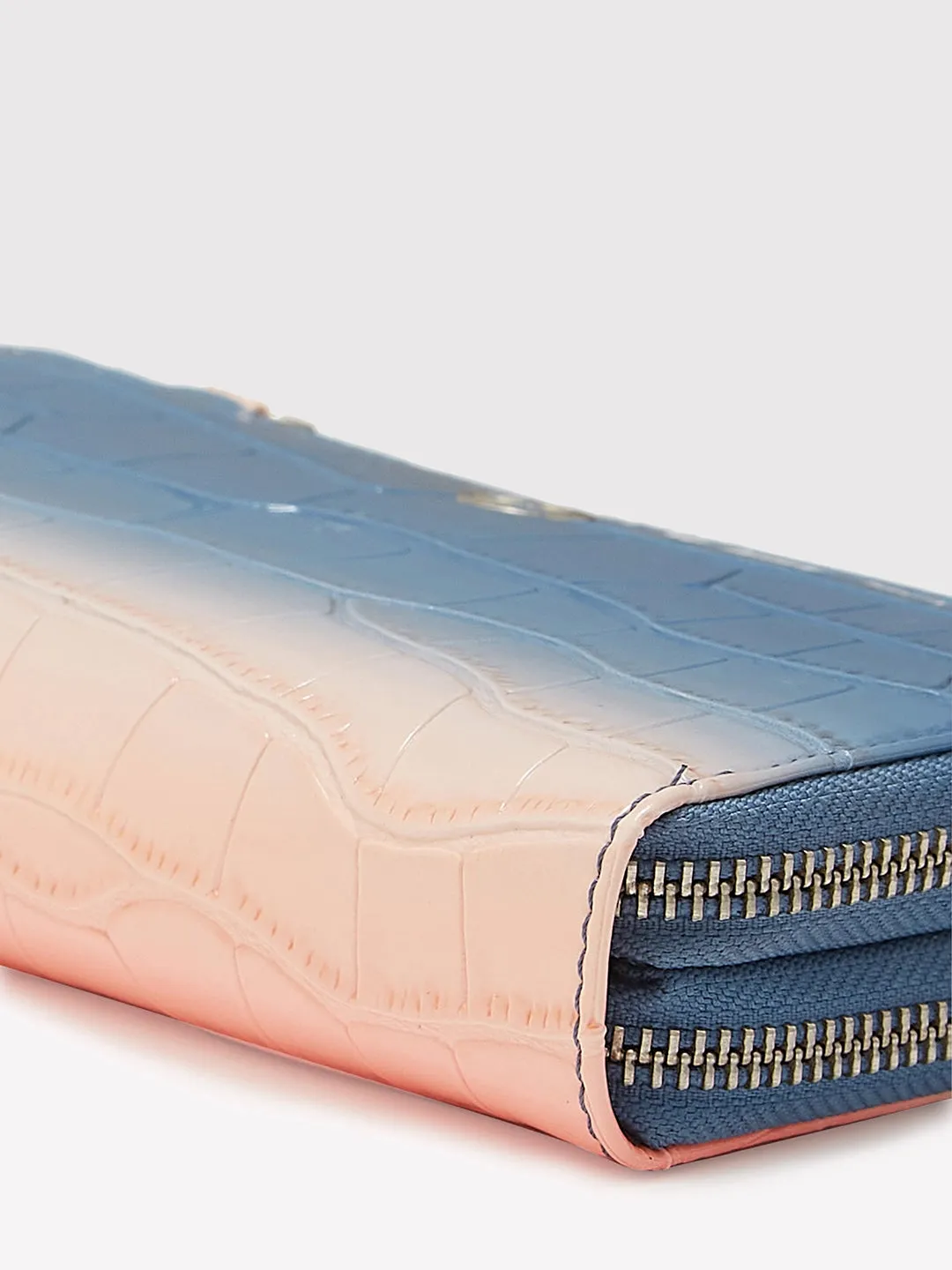 Caprese Eva Sling Large Navy Zip Around Wallet