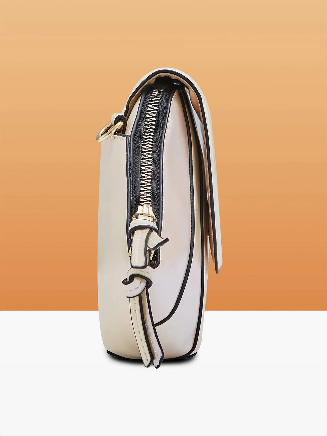 Caprese Evening Affair Large White Clutch