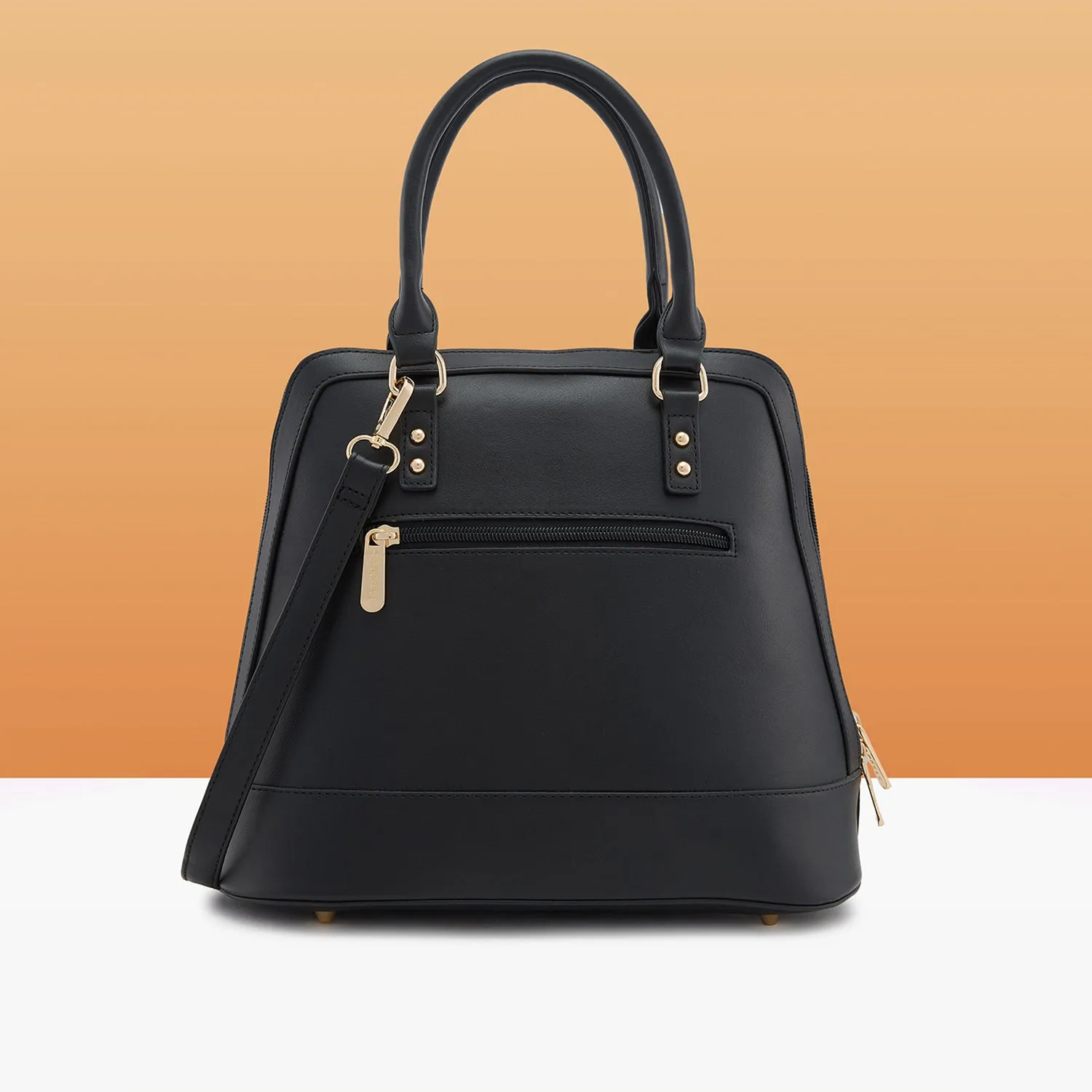 Caprese Felix Medium Black Hobo Bag