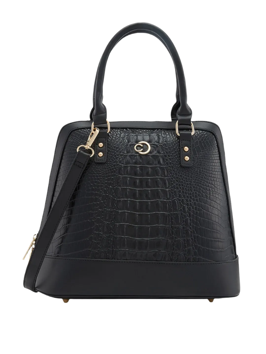 Caprese Felix Medium Black Hobo Bag