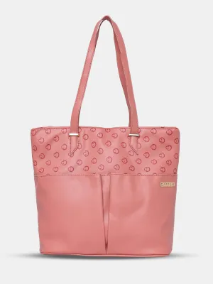 Caprese Freya Medium Mellow Rose Tote Bag