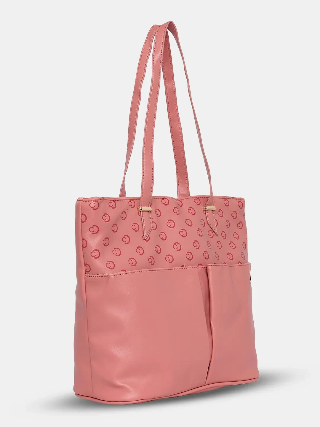 Caprese Freya Medium Mellow Rose Tote Bag
