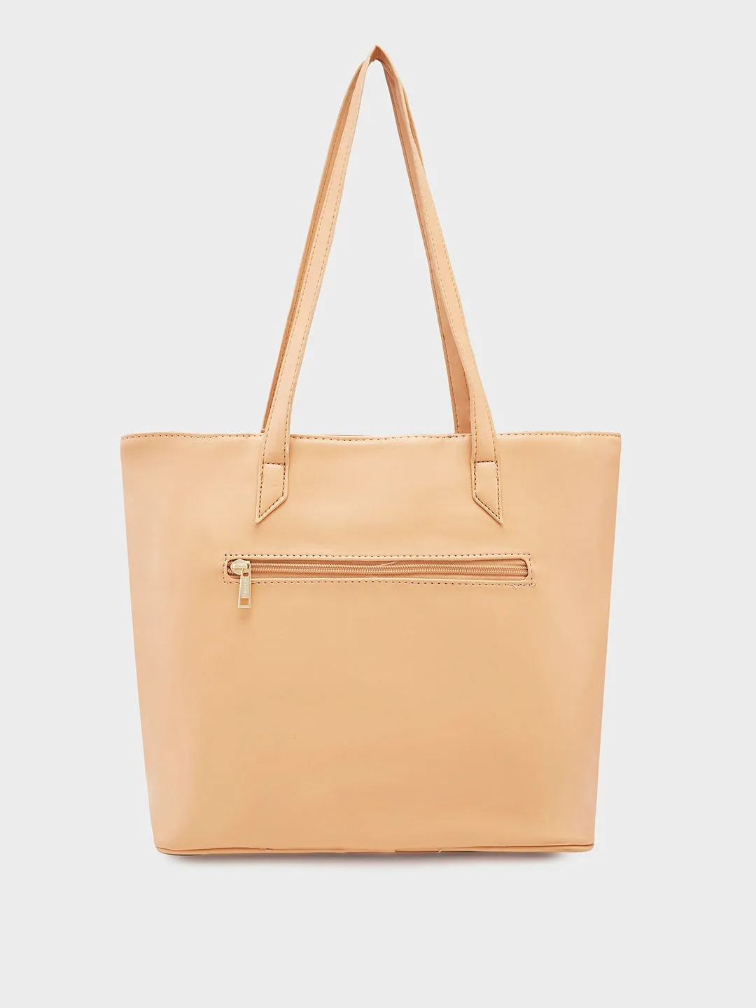 Caprese Freya Medium Tan Tote Bag
