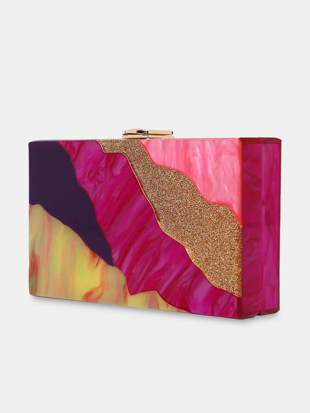 Caprese Gaida Small Fuchsia Clutch