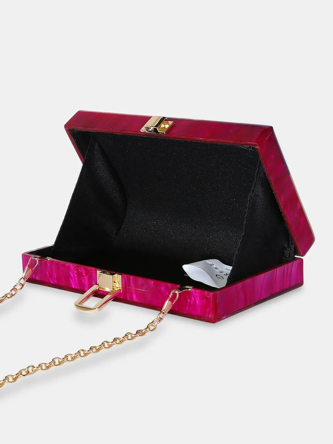 Caprese Gaida Small Fuchsia Clutch