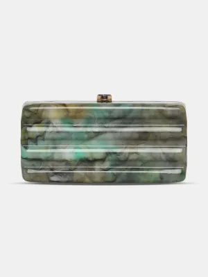 Caprese Gaina Small Grey Clutch