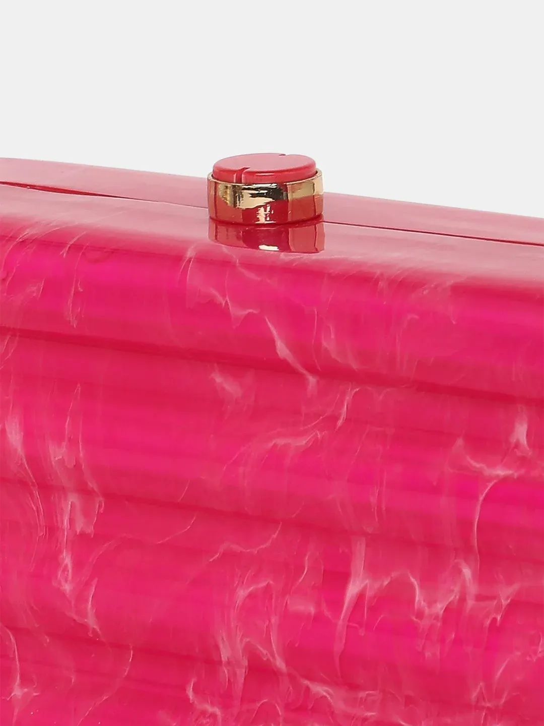 Caprese Gaina Small Pink Clutch