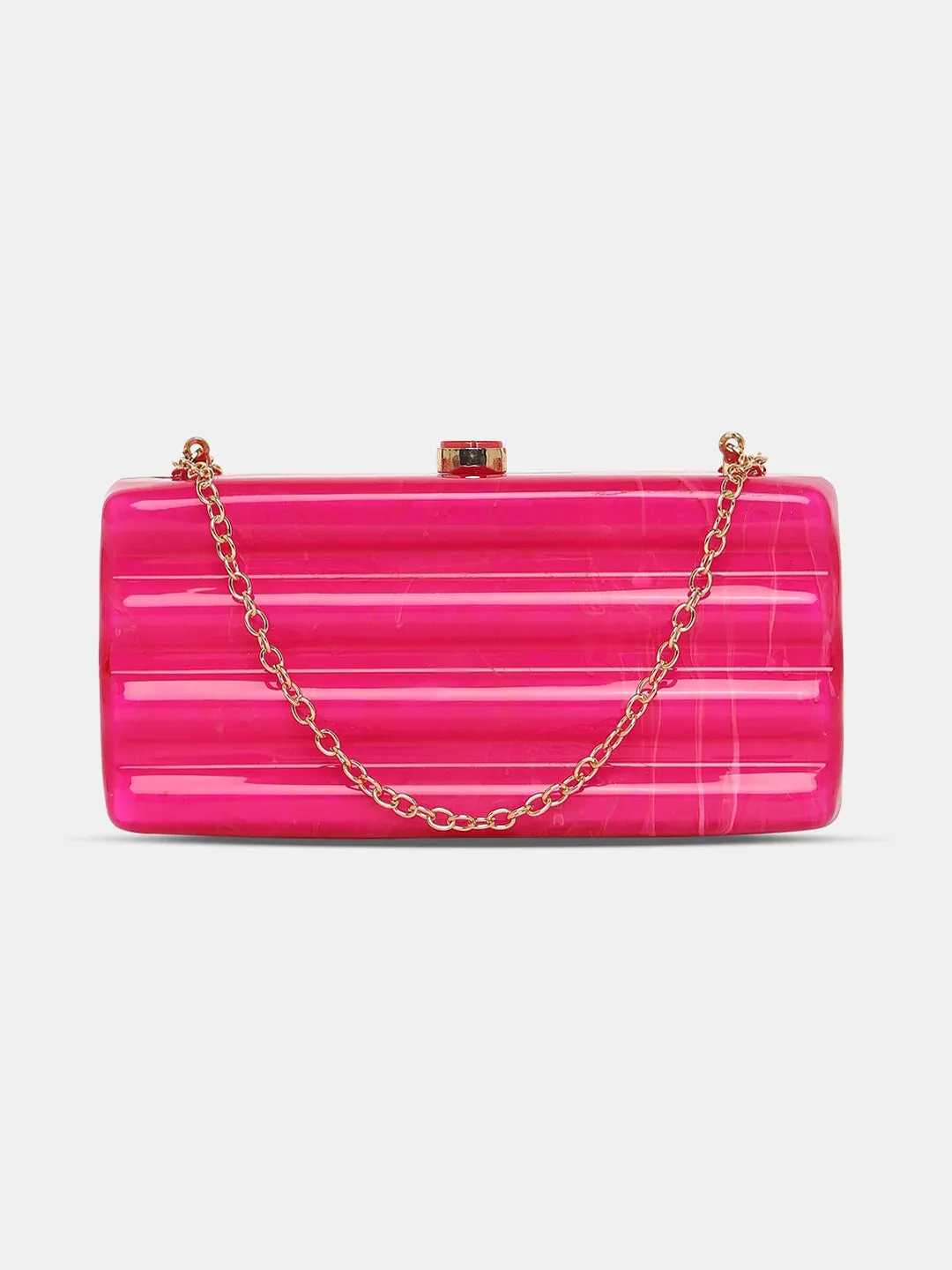Caprese Gaina Small Pink Clutch