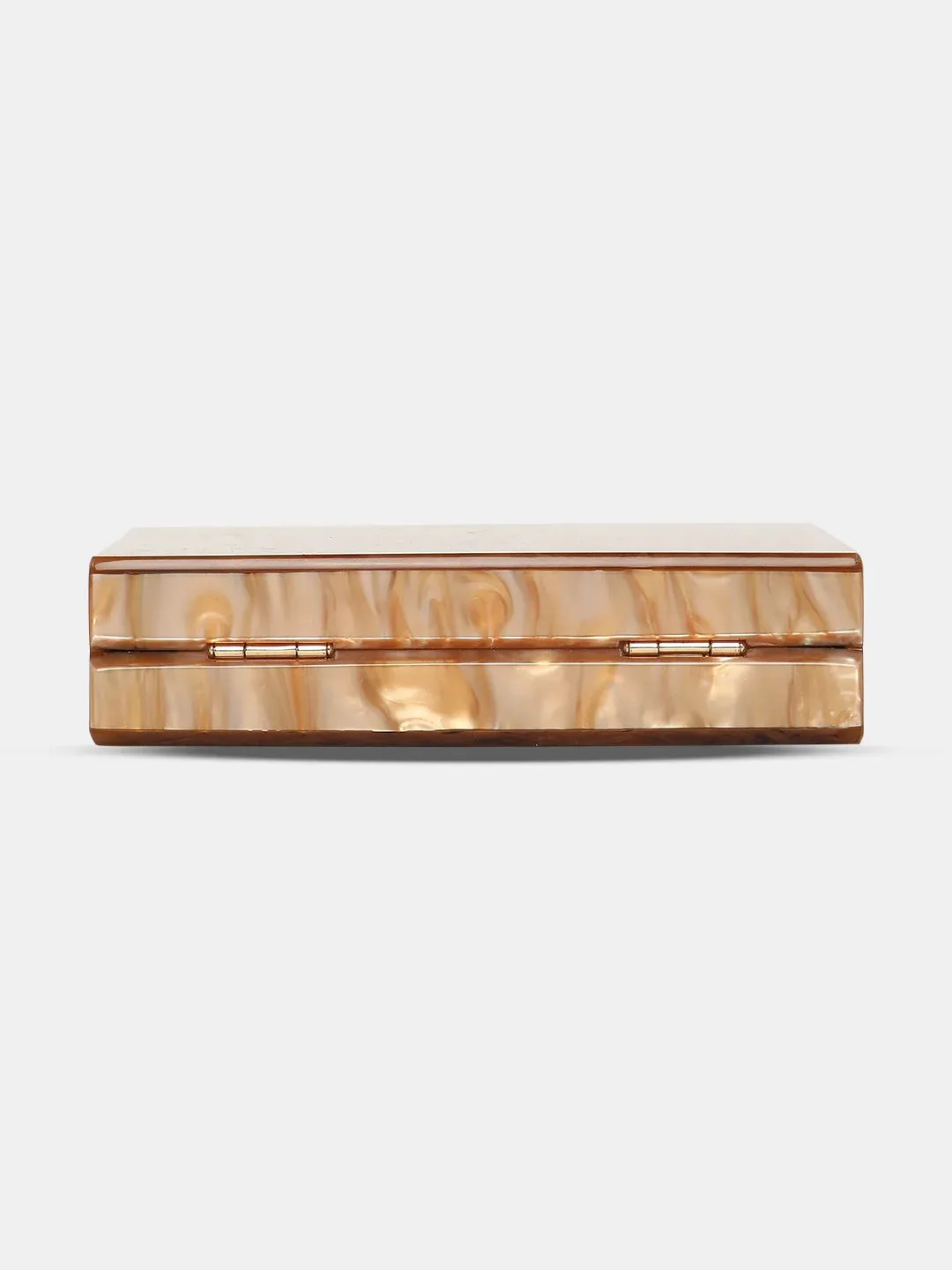 Caprese Gemma Small Beige Clutch