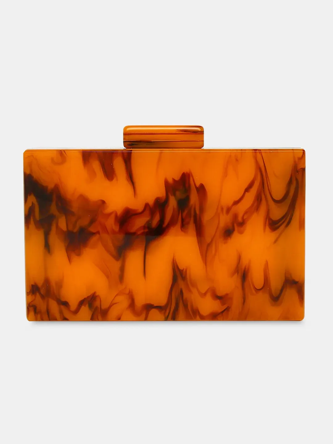 Caprese Gemma Small Brown Clutch