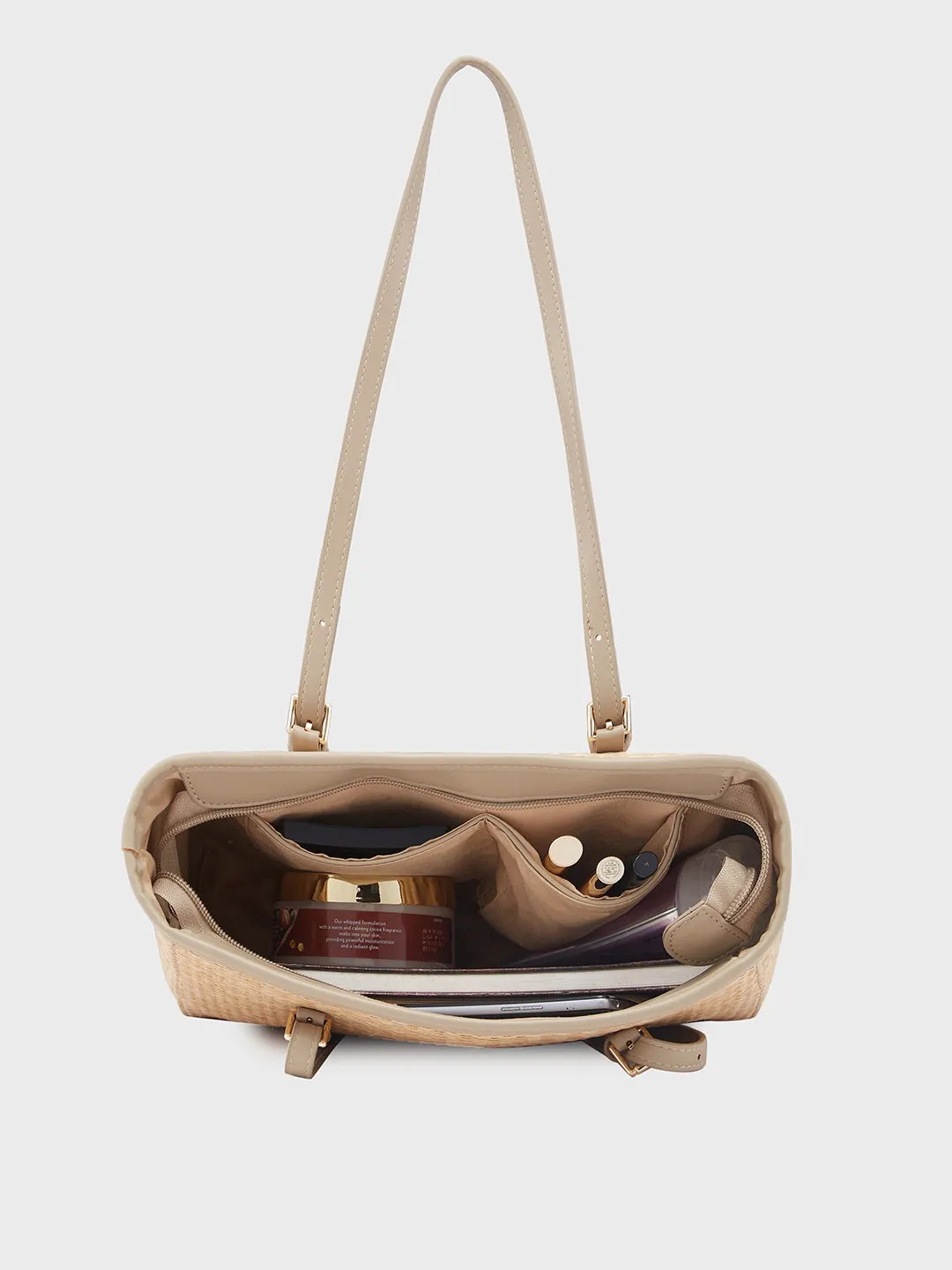 Caprese Georgia Medium Beige Tote Bag
