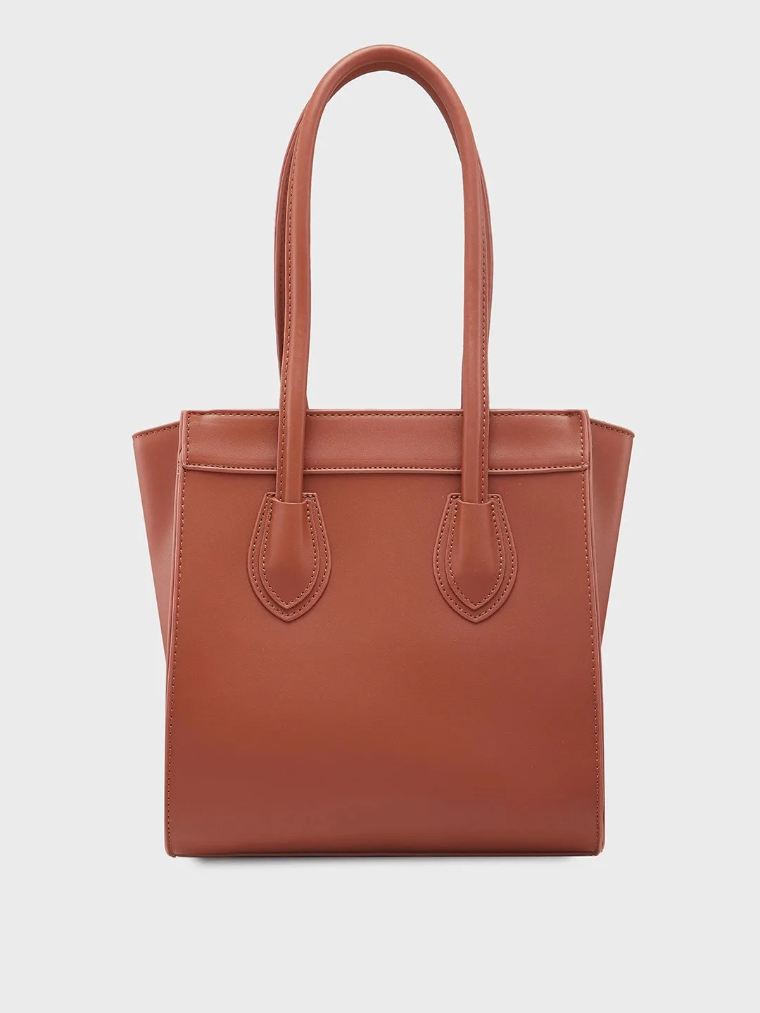 Caprese Georgia Medium Brown Satchel Bag