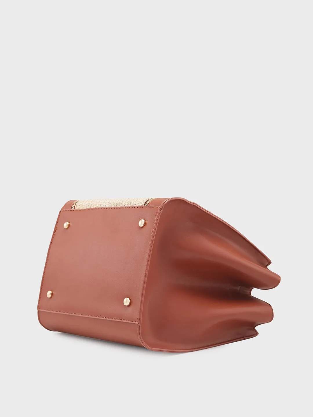 Caprese Georgia Medium Brown Satchel Bag