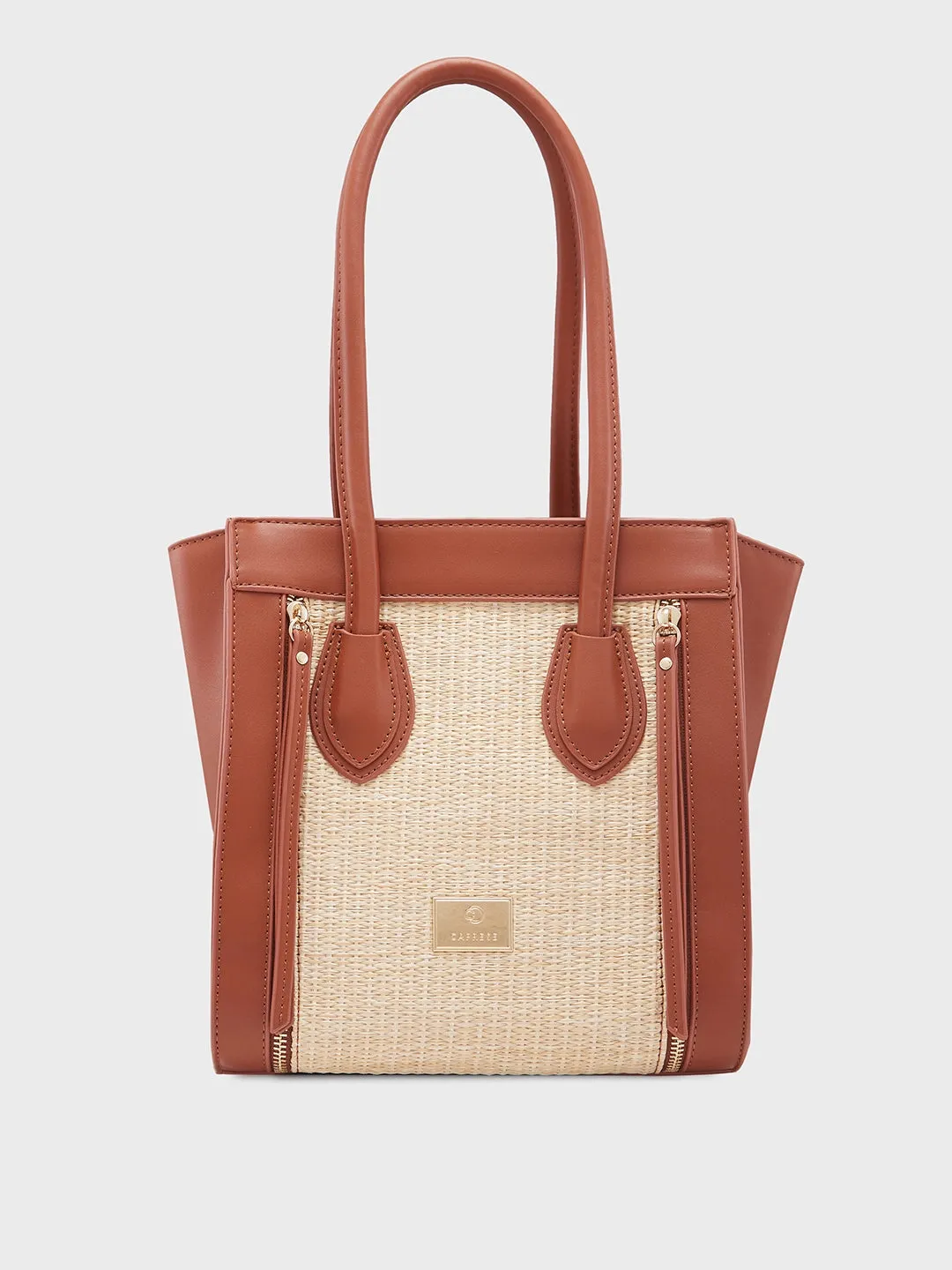 Caprese Georgia Medium Brown Satchel Bag