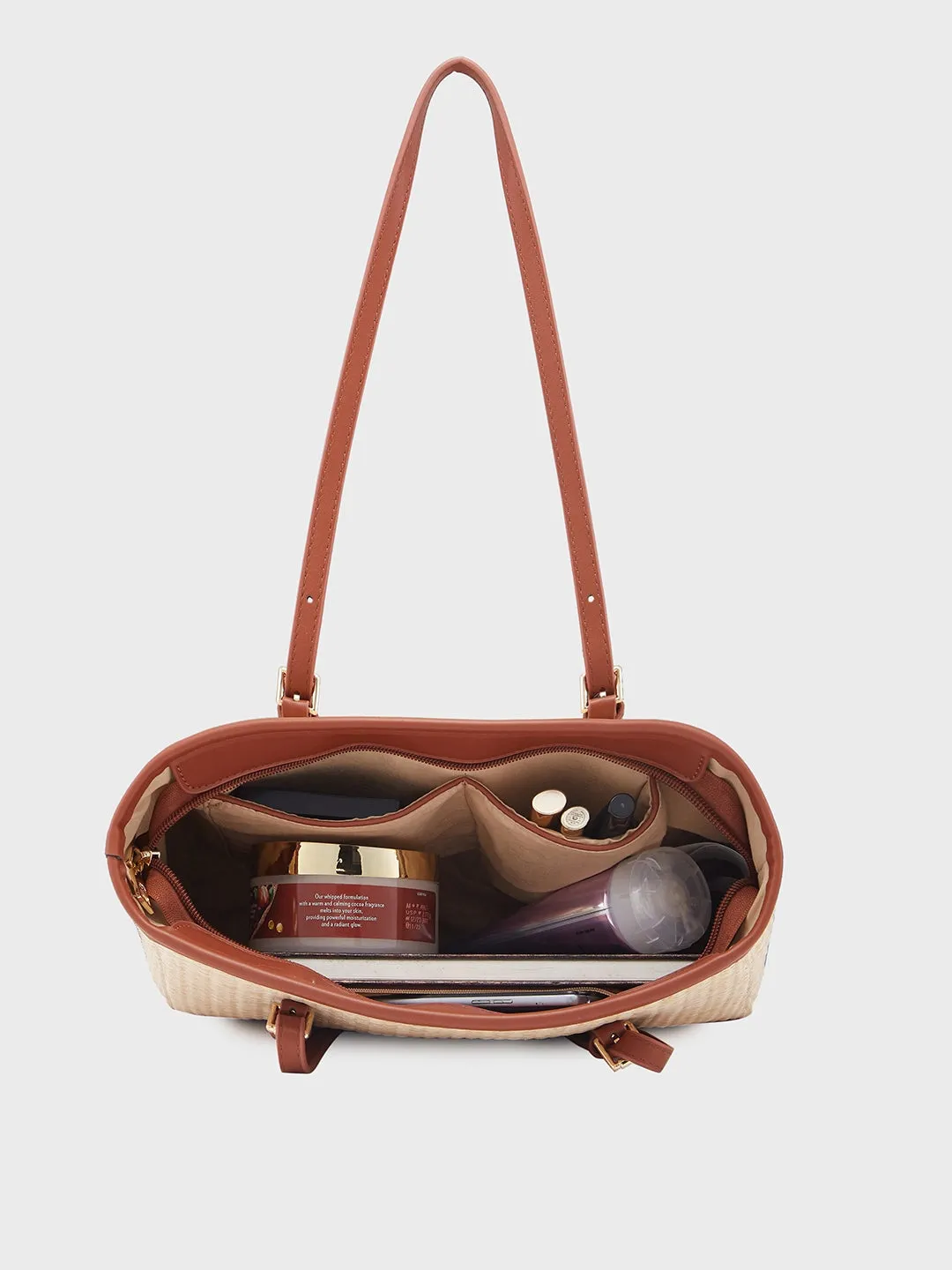 Caprese Georgia Medium BrownTote Bag