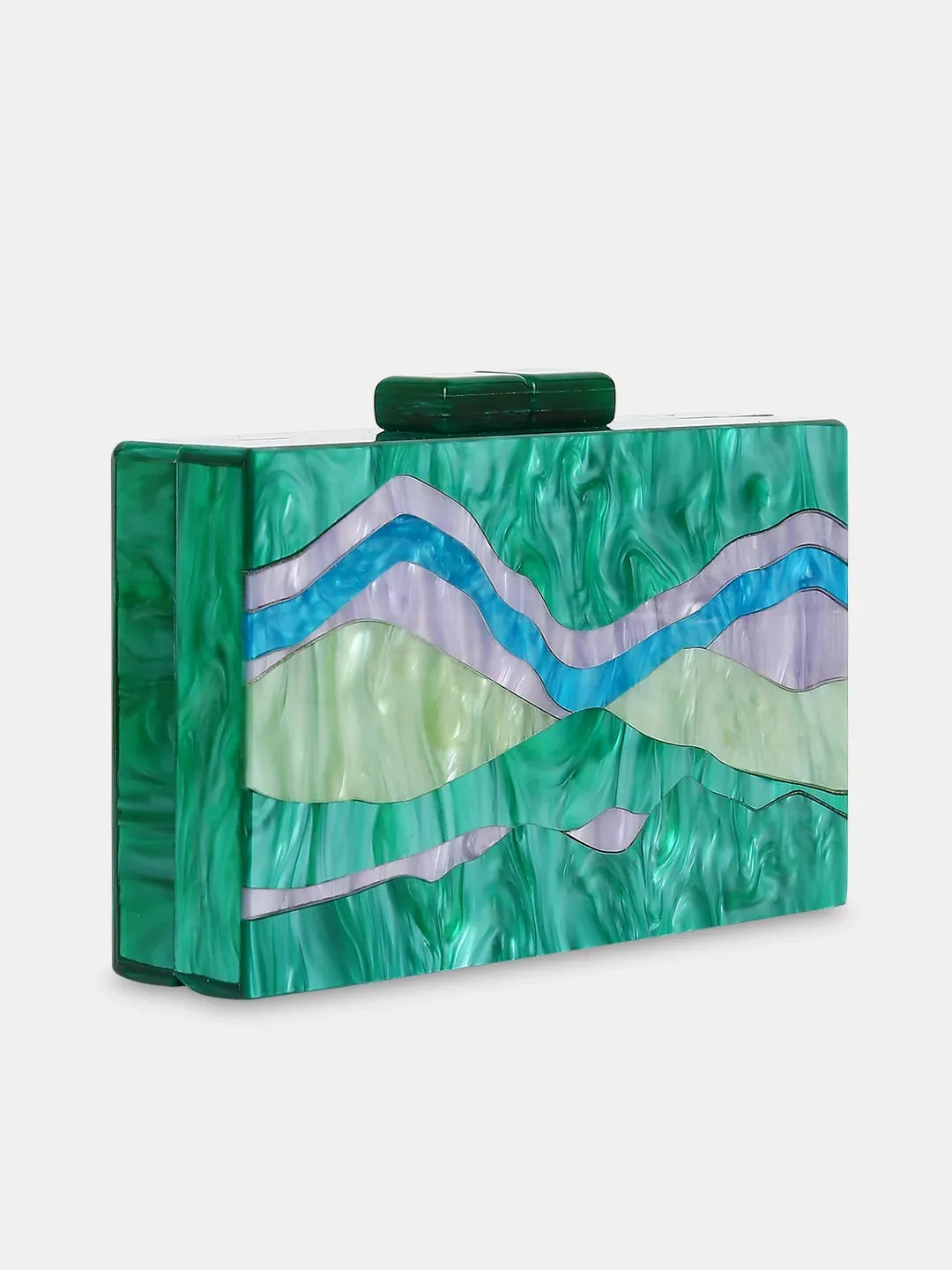 Caprese Gia Small Green Clutch