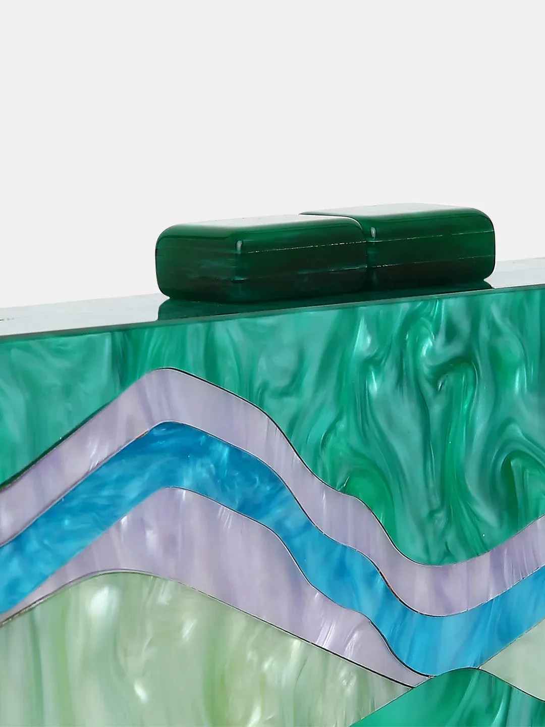 Caprese Gia Small Green Clutch