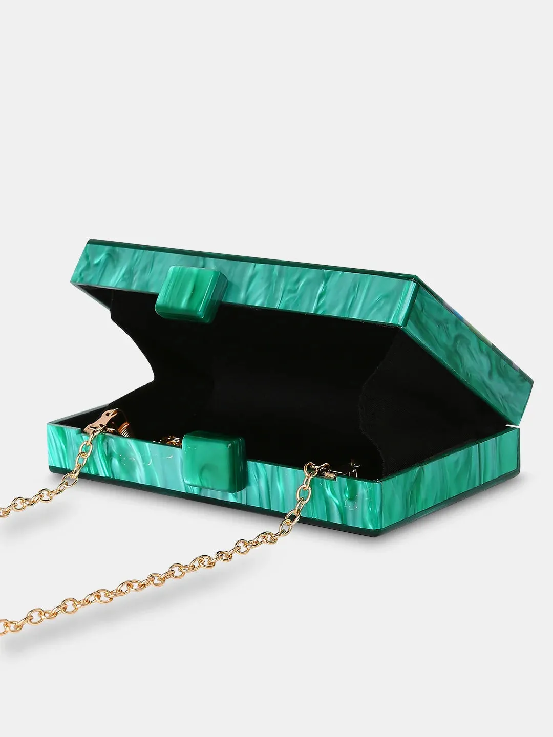 Caprese Gia Small Green Clutch