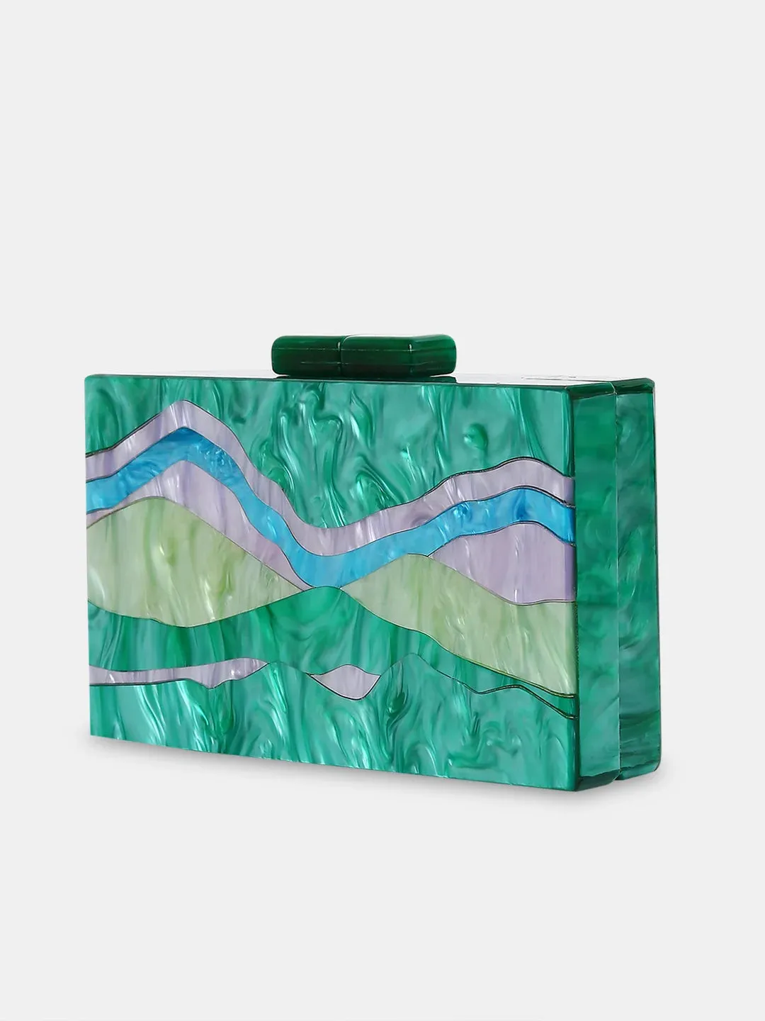 Caprese Gia Small Green Clutch