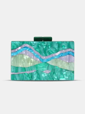 Caprese Gia Small Green Clutch
