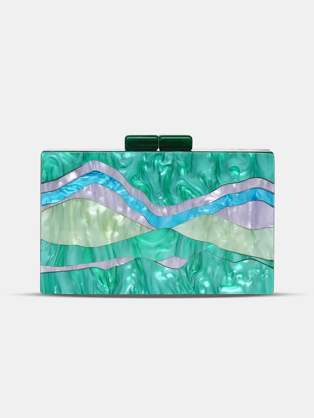 Caprese Gia Small Green Clutch