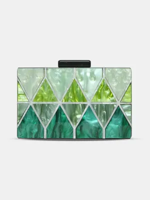 Caprese Gilia Small Green Clutch