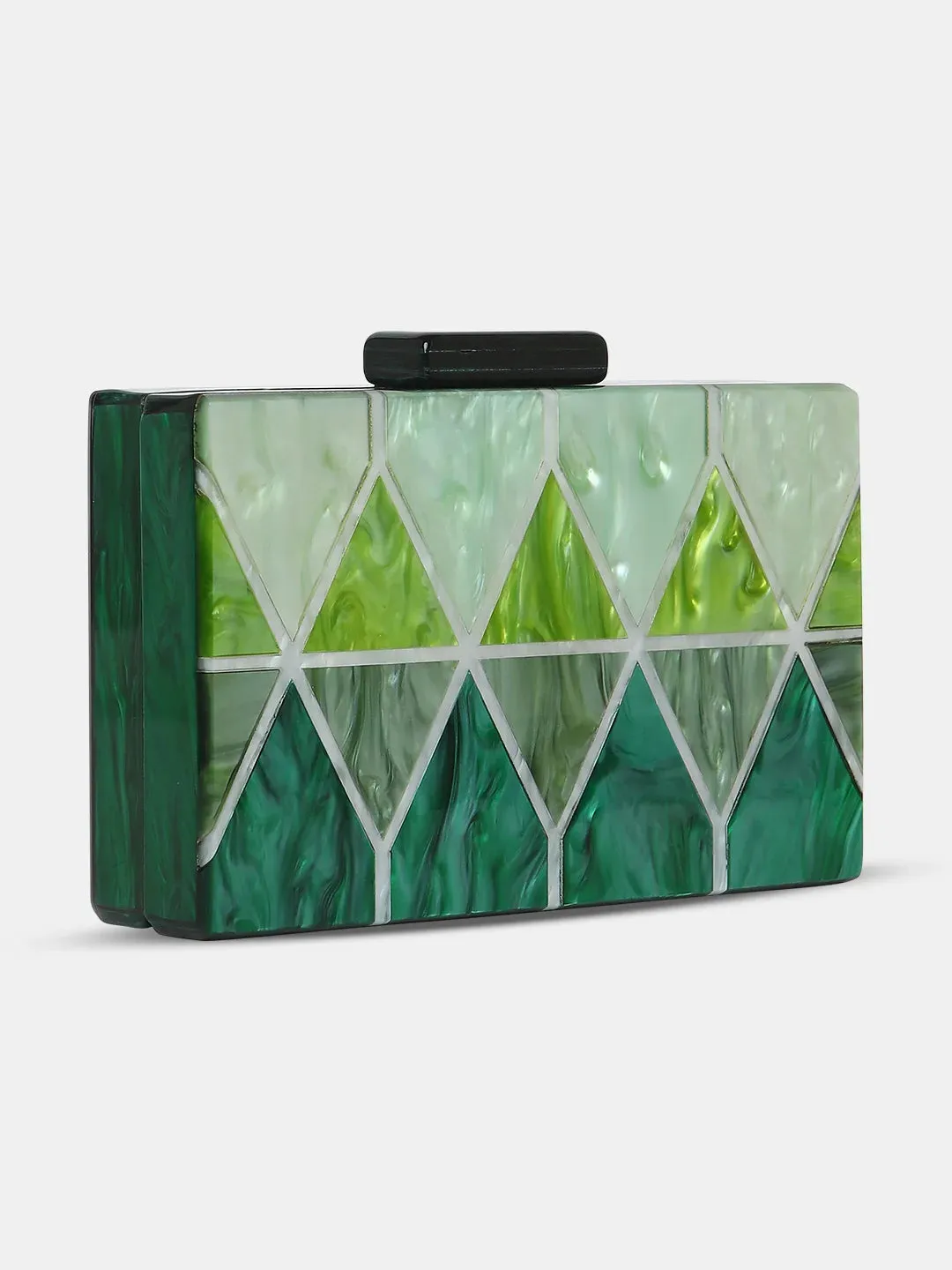 Caprese Gilia Small Green Clutch