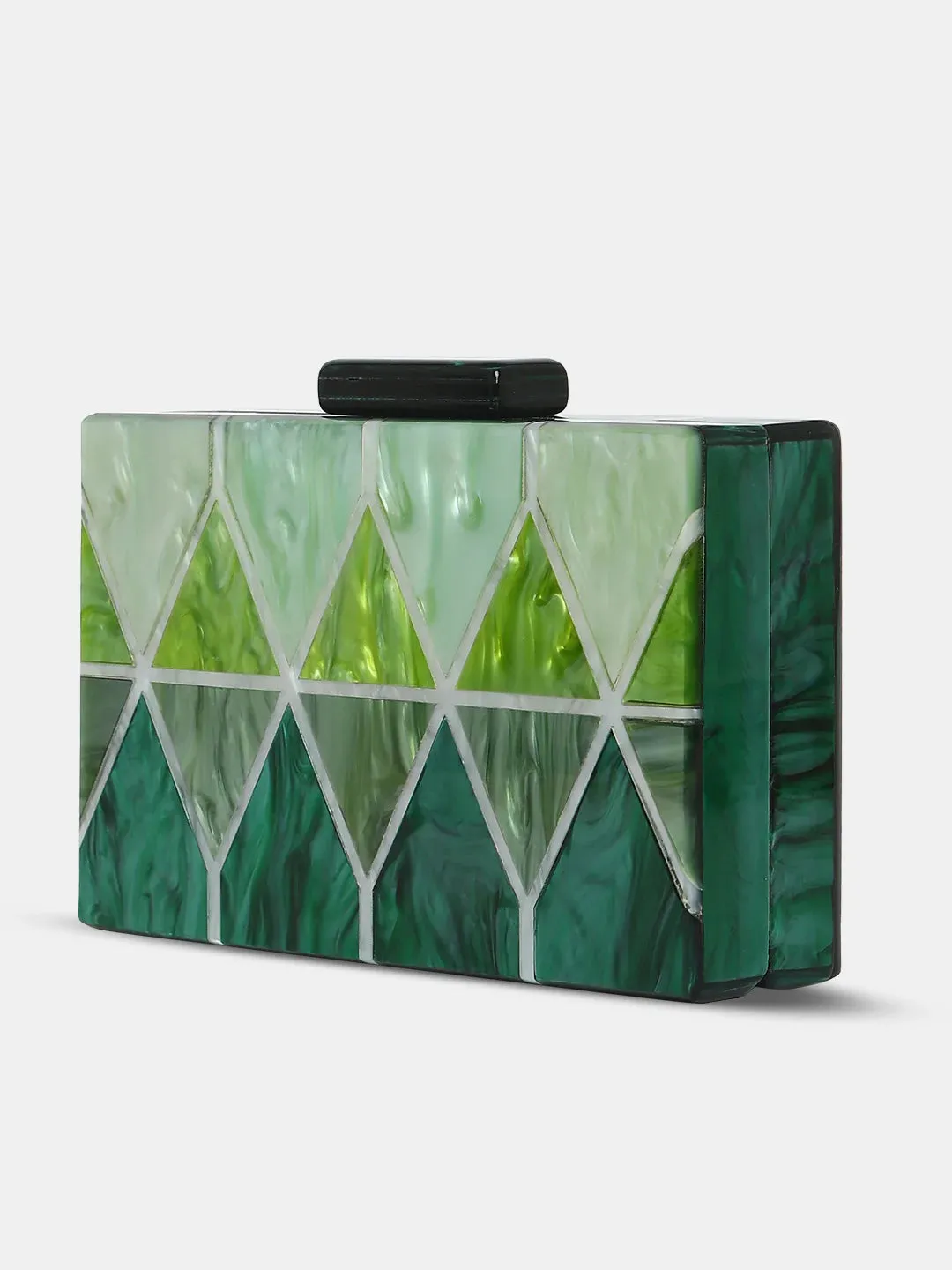 Caprese Gilia Small Green Clutch