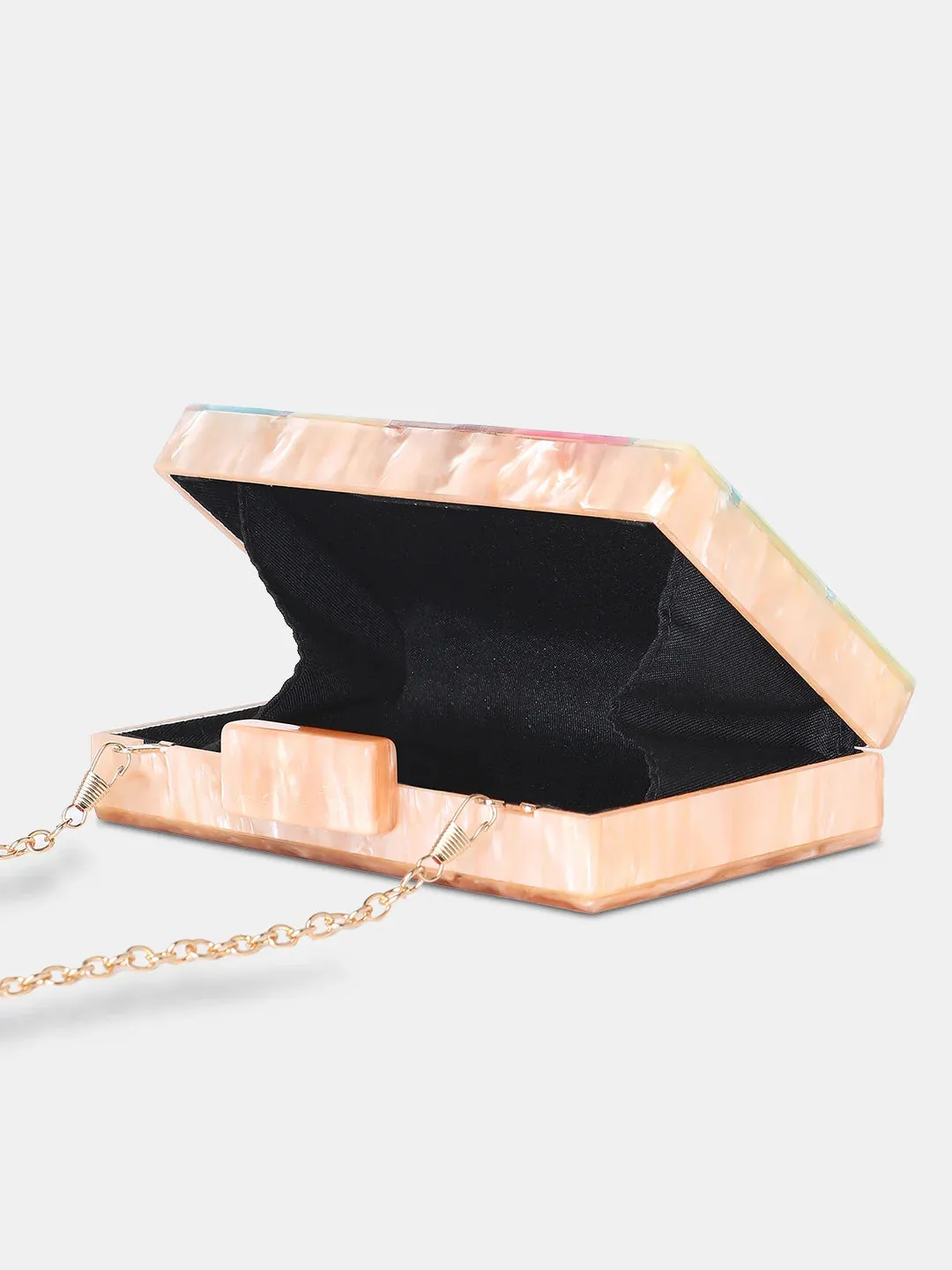 Caprese Gisella Small Beige Clutch