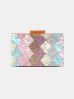 Caprese Gisella Small Beige Clutch
