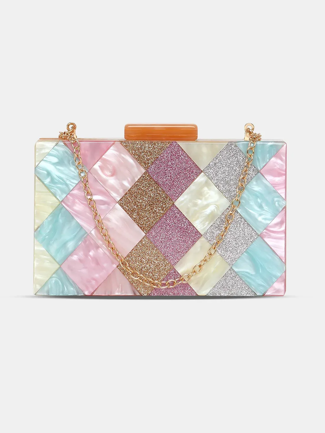 Caprese Gisella Small Beige Clutch