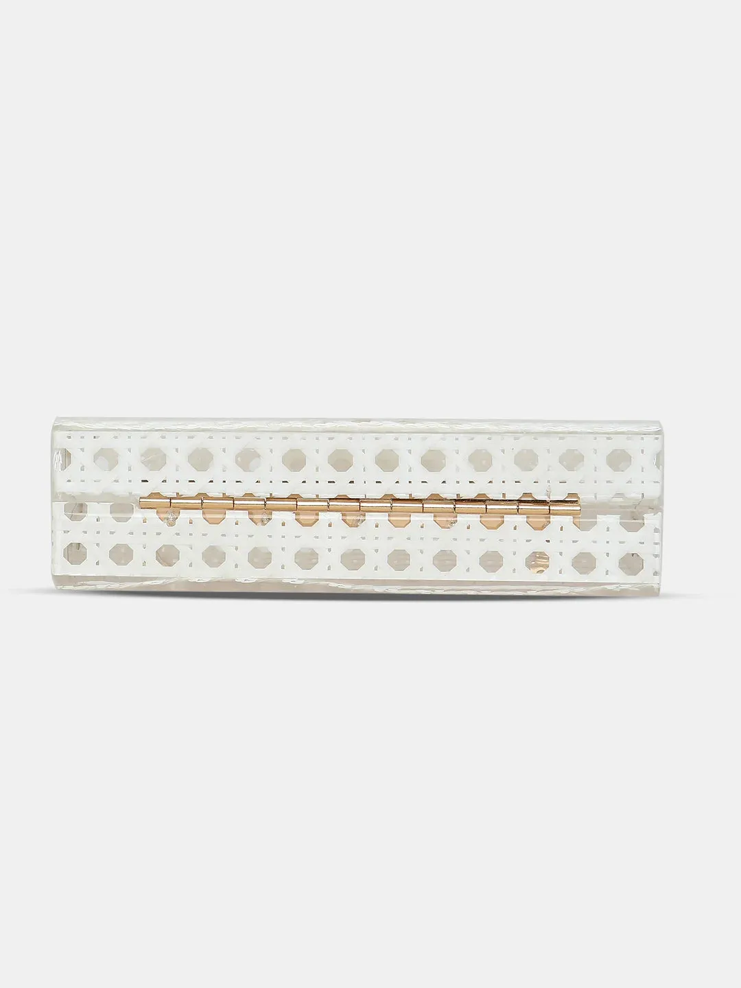 Caprese Golia Small White Clutch