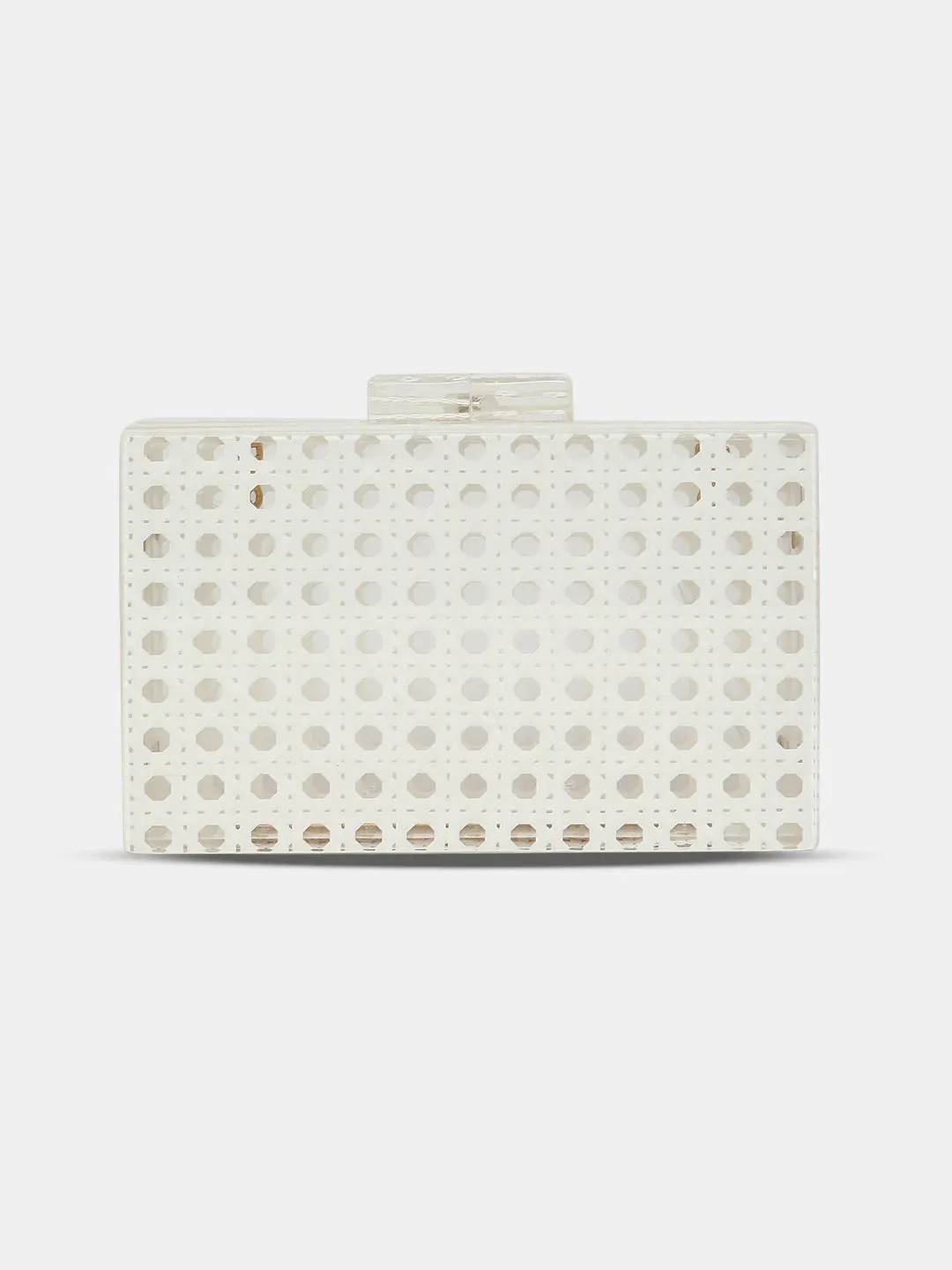 Caprese Golia Small White Clutch