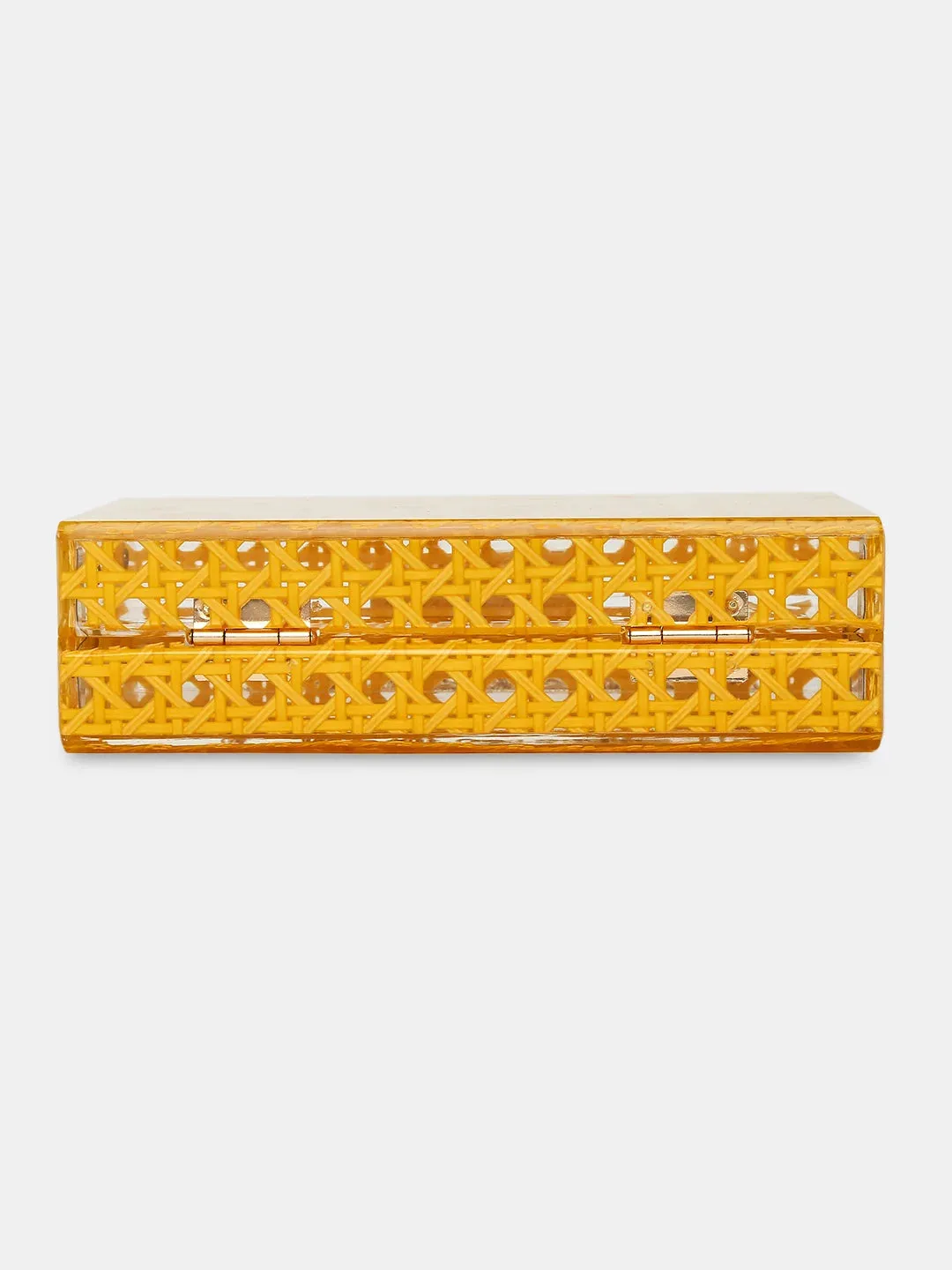 Caprese Golia Small Yellow Clutch