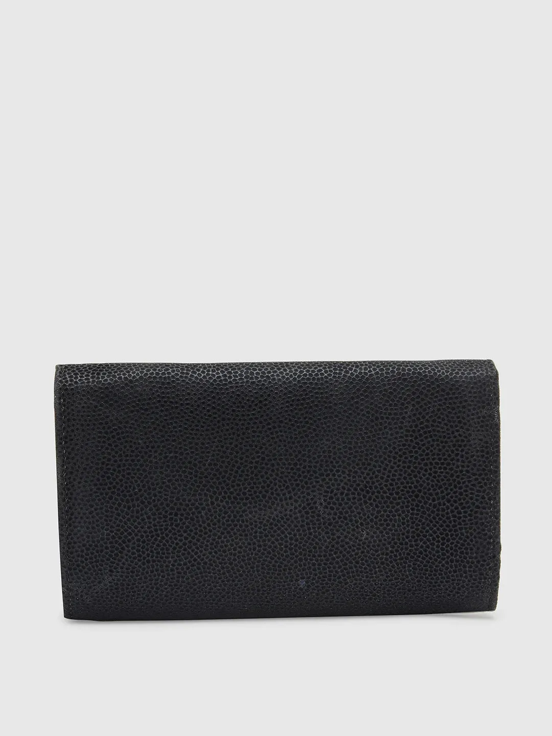 Caprese Gretchen Medium Black Flapover Clutch