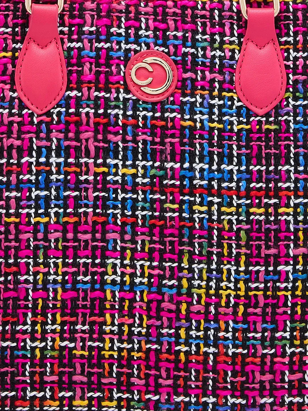 Caprese Harmonee Large Fuchsia Tote Bag