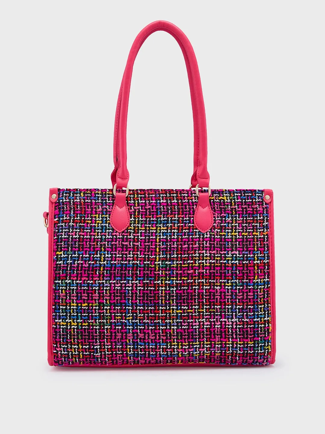 Caprese Harmonee Large Fuchsia Tote Bag
