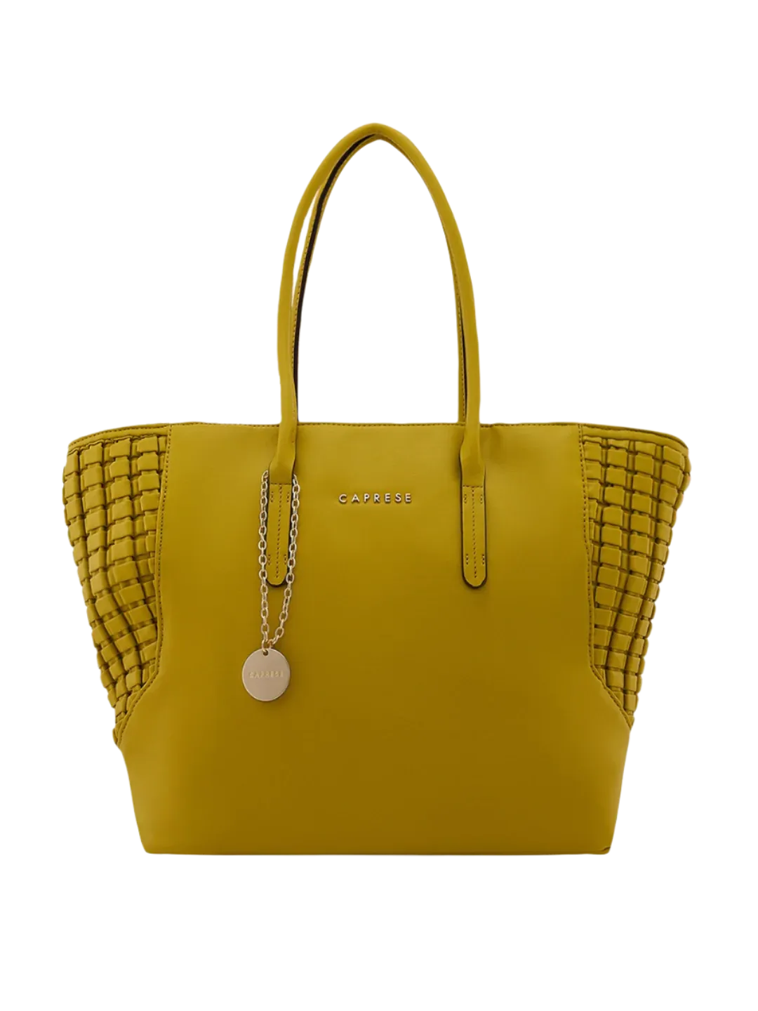 Caprese Havana Large Pastel Yellow Tote Bag