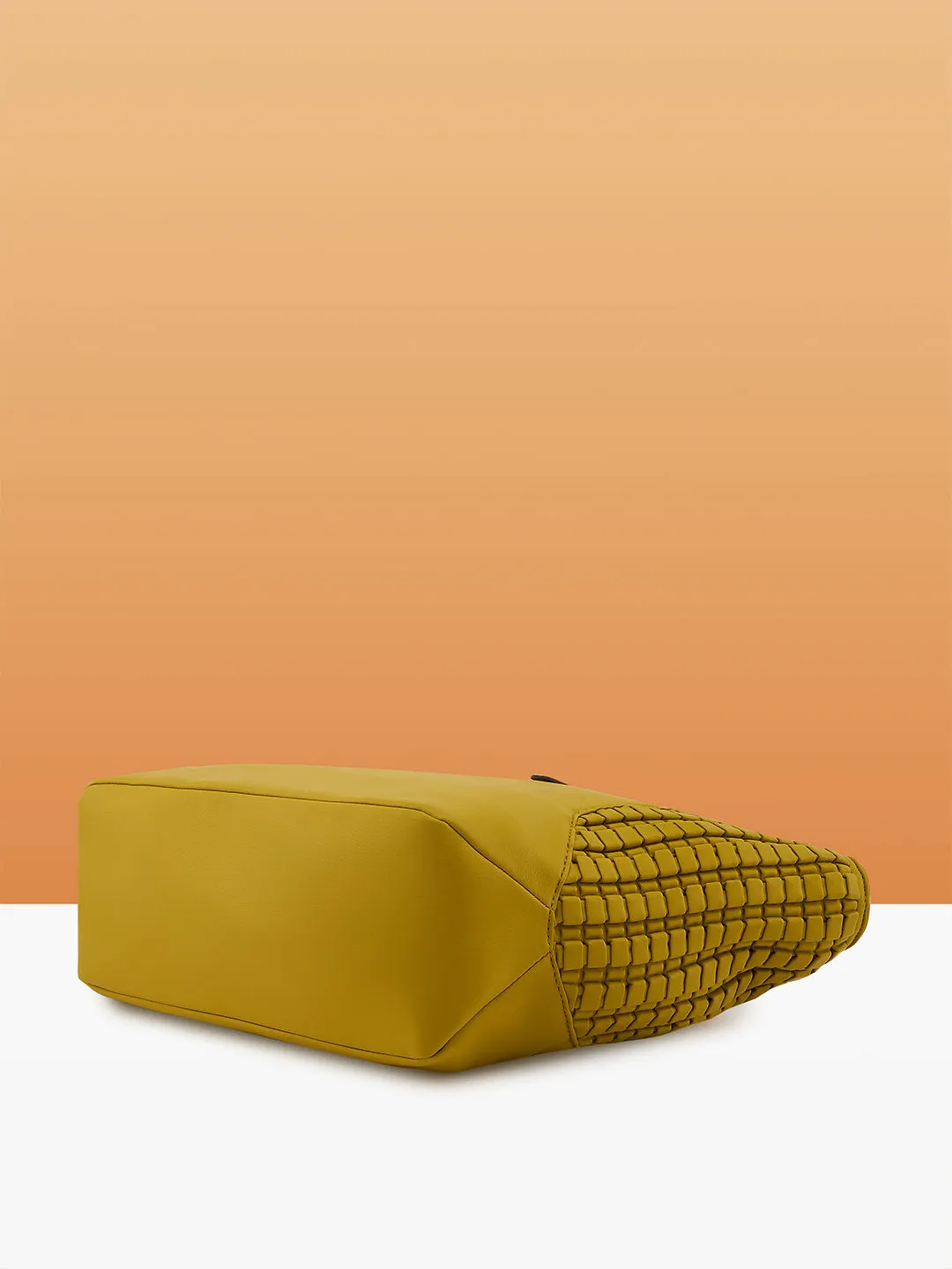 Caprese Havana Large Pastel Yellow Tote Bag