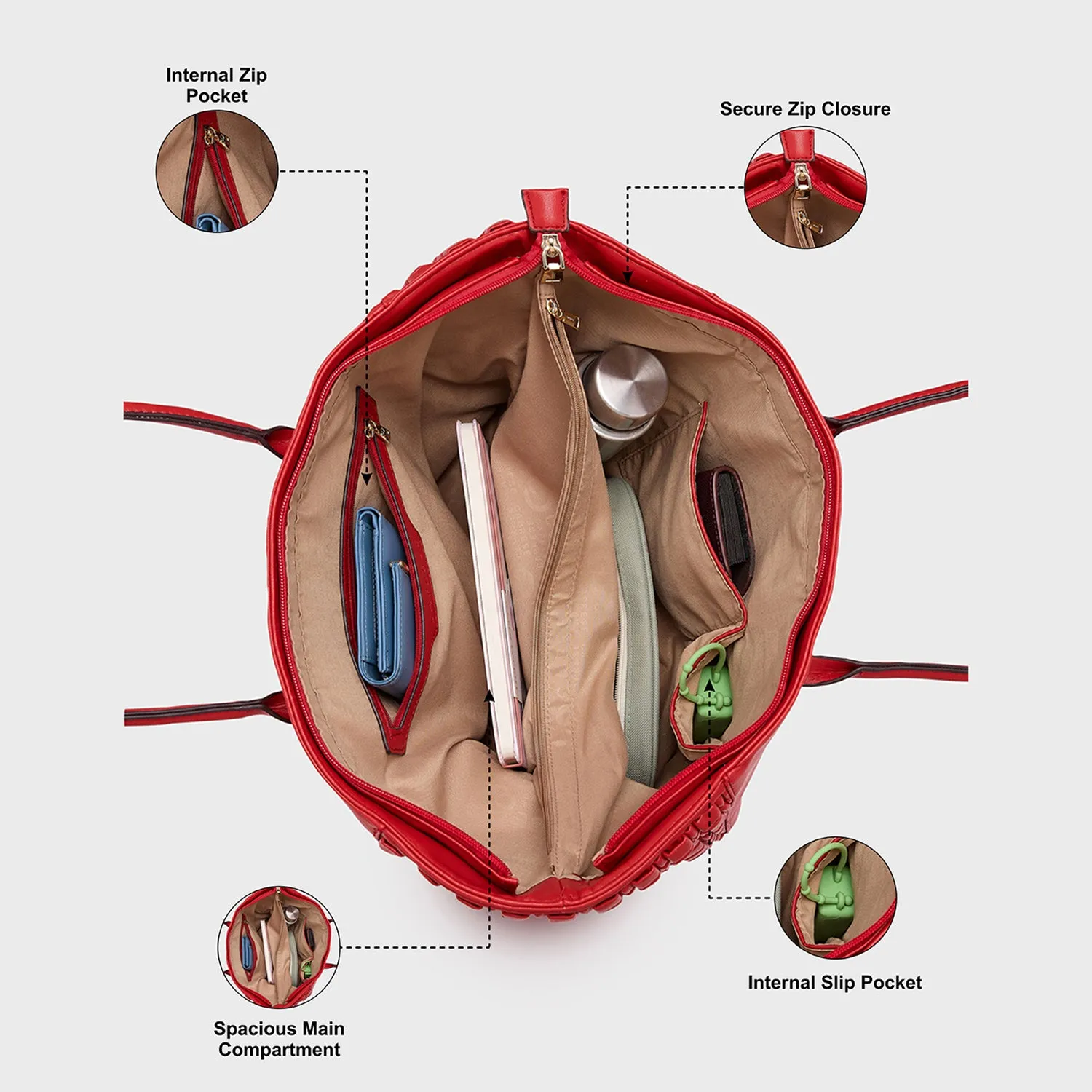 Caprese Havana Large Terra Tote Bag