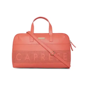 Caprese Heidi Large Coral Satchel Bag