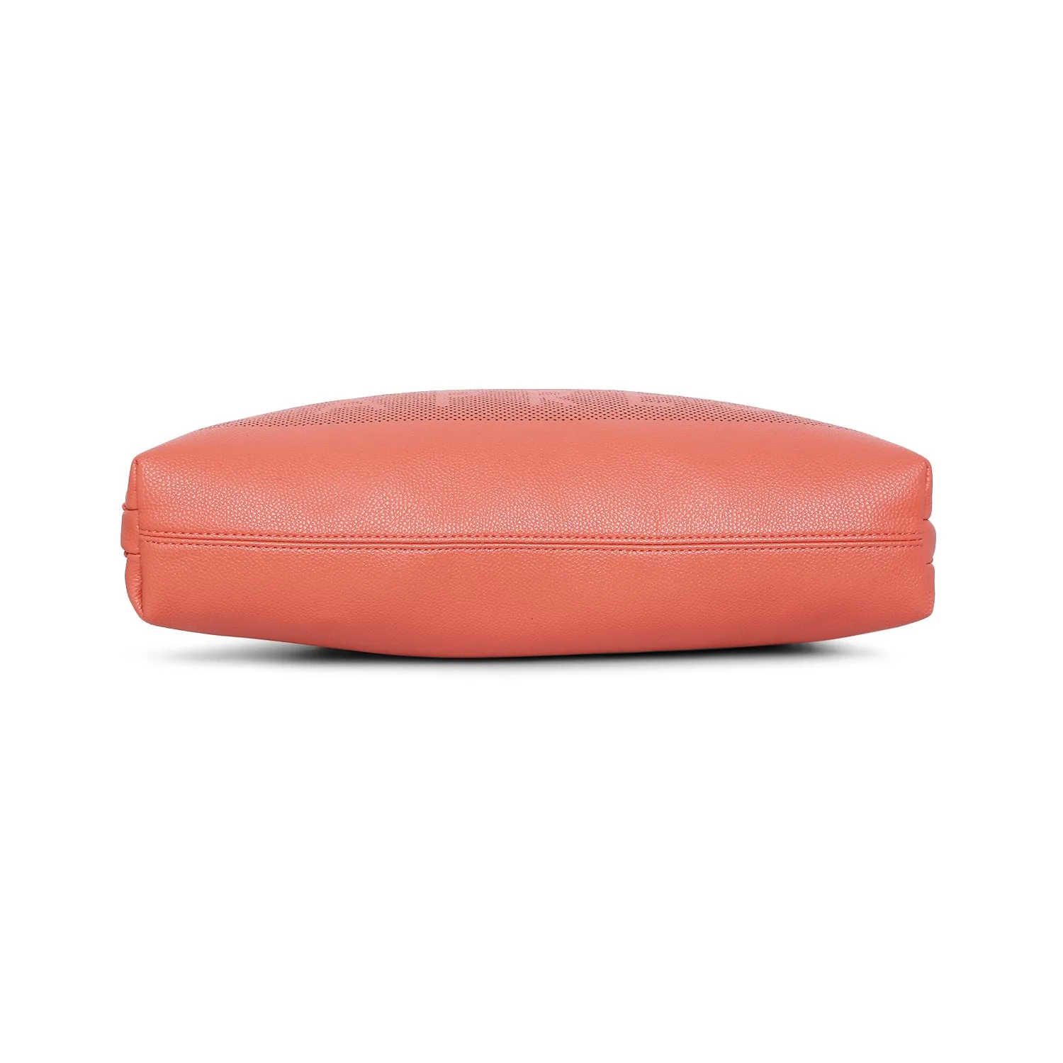 Caprese Heidi Large Coral Satchel Bag