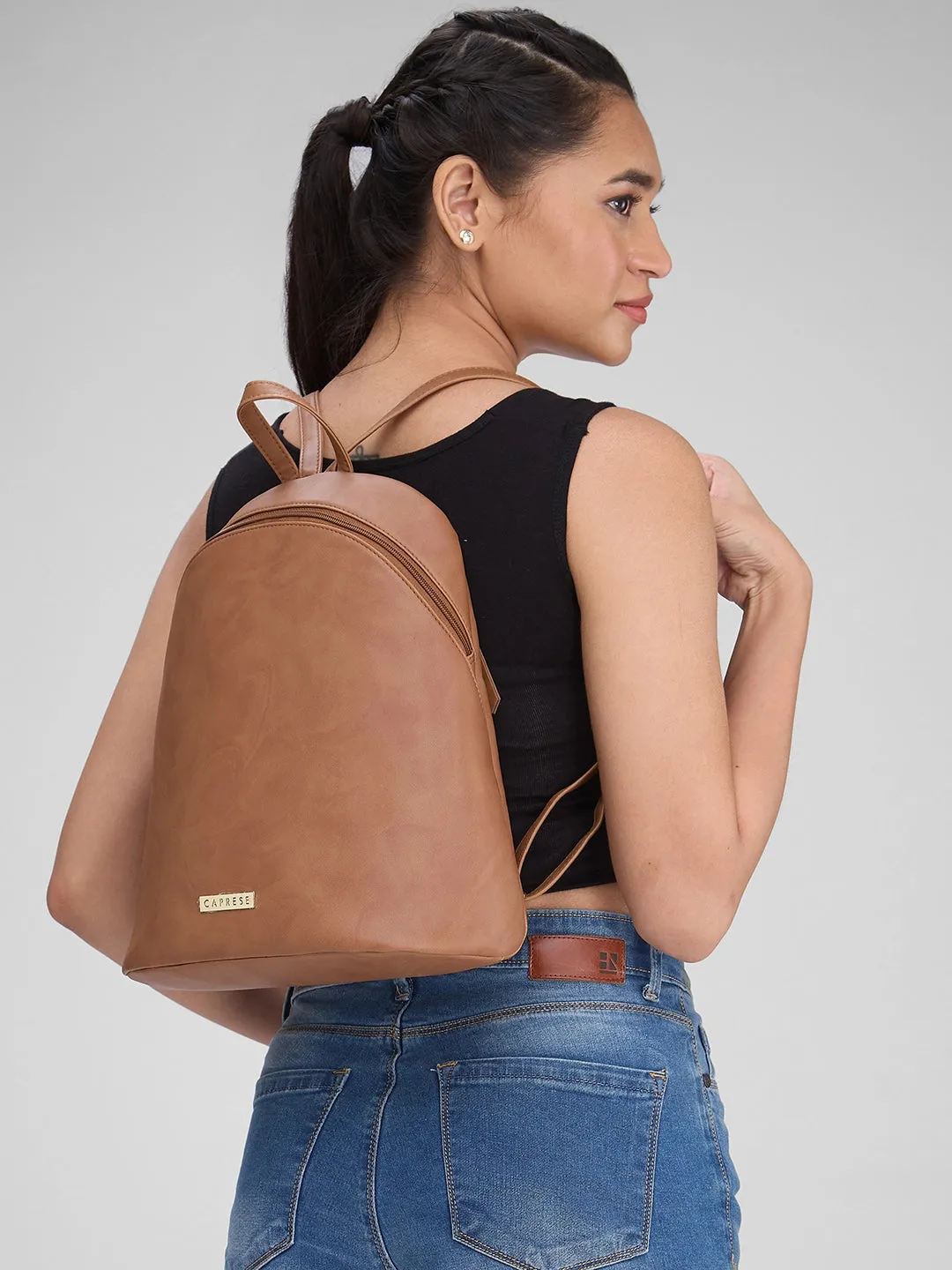 Caprese Irina Medium Saddle Backpack