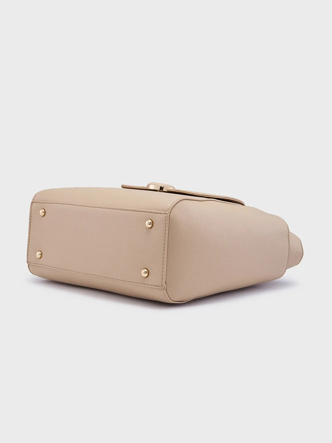 Caprese Jackie Large Beige Tote Bag