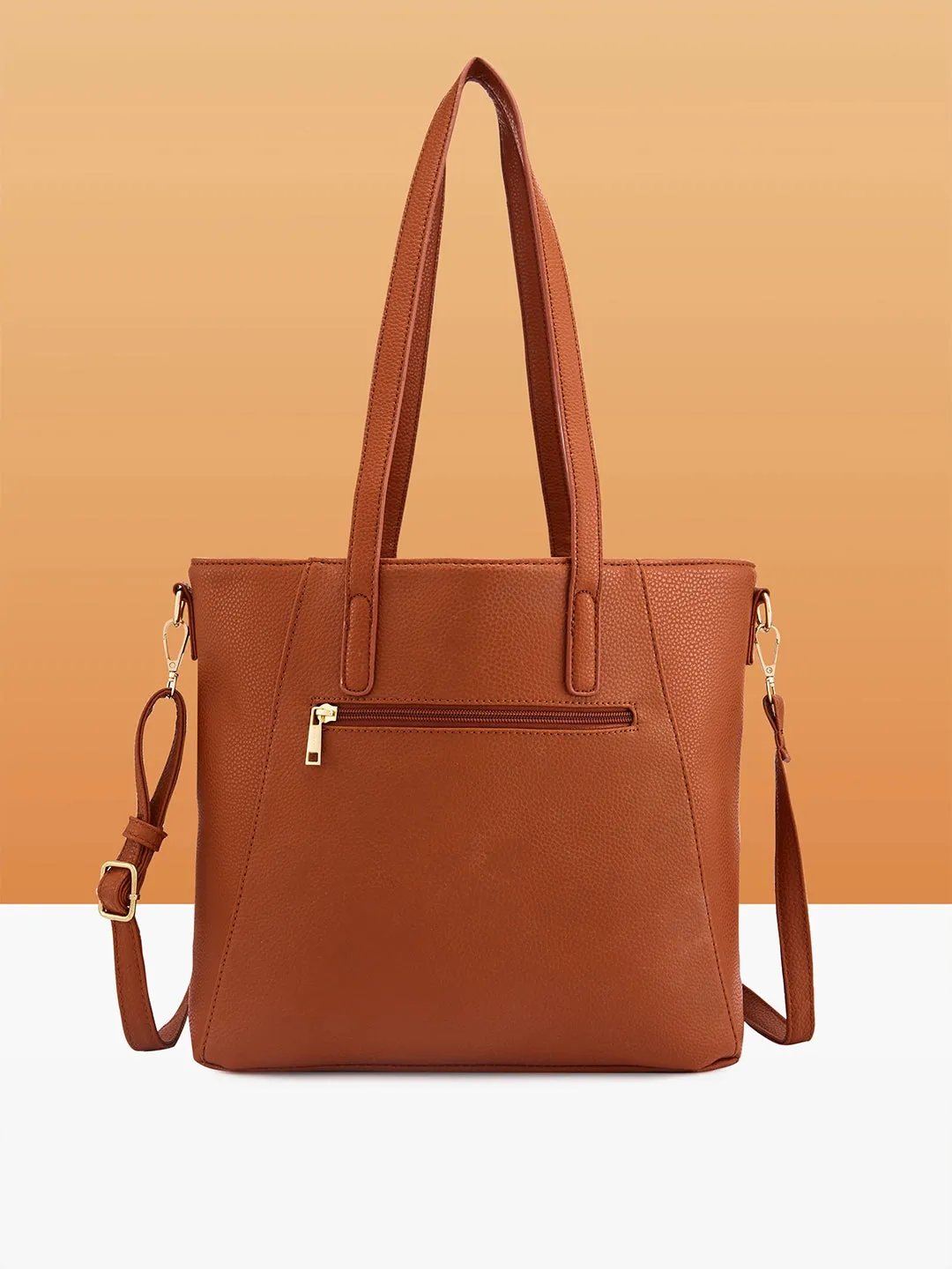 Caprese Jane Large Hb Tan Tote Bag