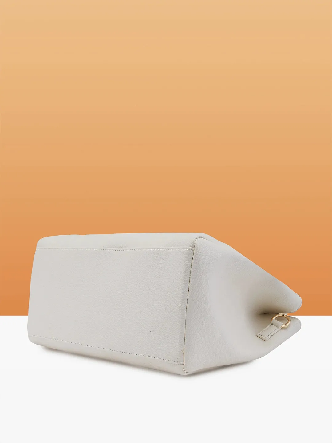 Caprese Jolie Medium Off White Tote Bag